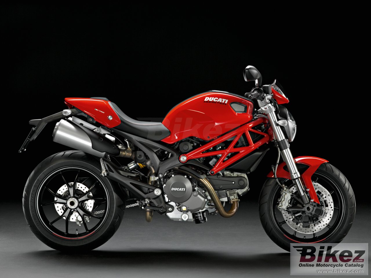 ducati monster white red